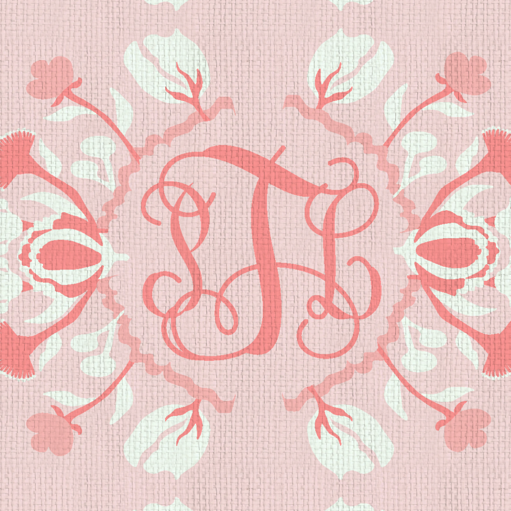 Evelyn Floral Stripe Wallpaper by June St. George