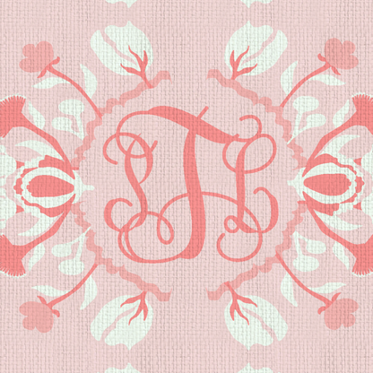 Evelyn Floral Stripe Wallpaper by June St. George