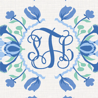 Evelyn Floral Stripe Wallpaper by June St. George