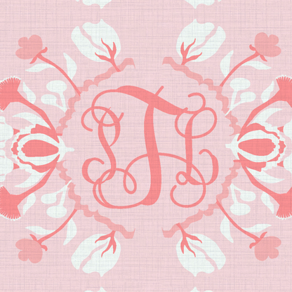 Evelyn Floral Stripe Wallpaper by June St. George