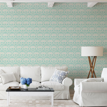 Caribbean Queen Seashell Wallpaper