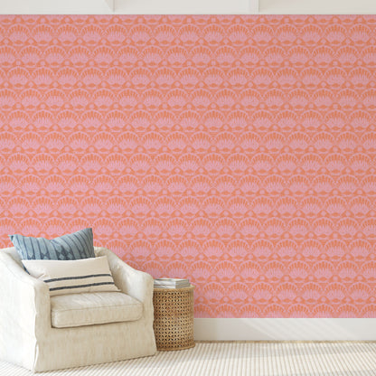 Caribbean Queen Seashell Wallpaper