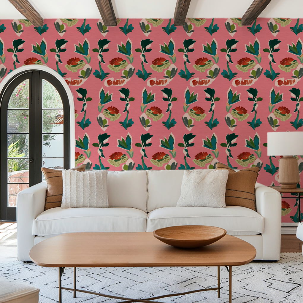 Roselyn Abstract Art by Natalie Westbrook
