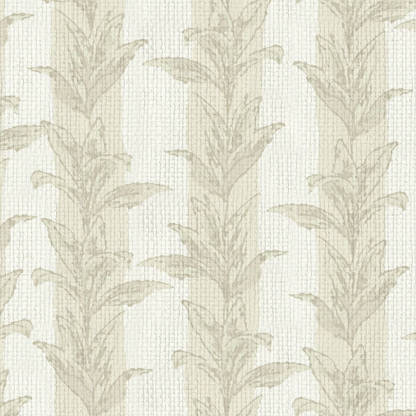 Sanibel Stripe Palm Leaf Wallpaper