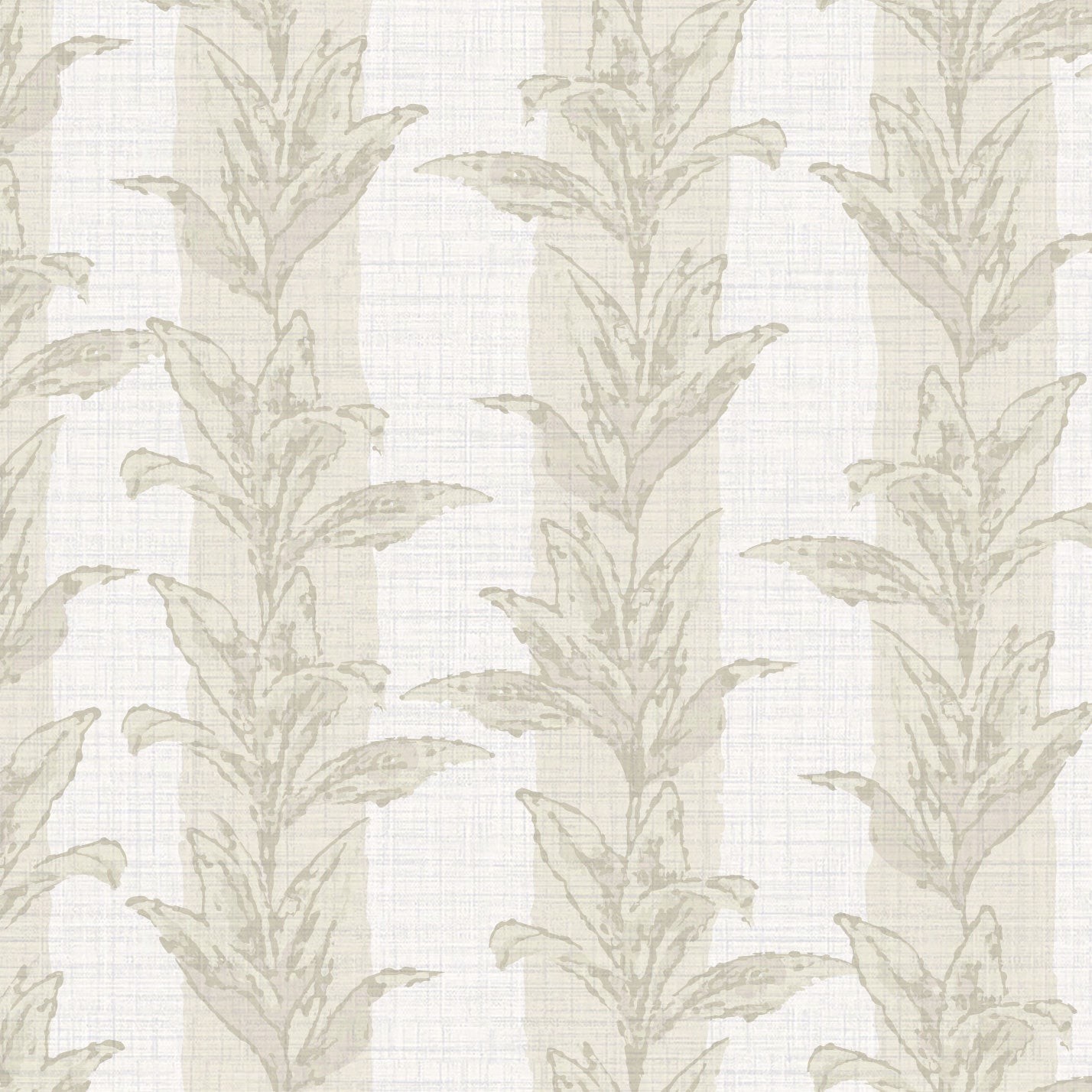 Sanibel Stripe Palm Leaf Wallpaper