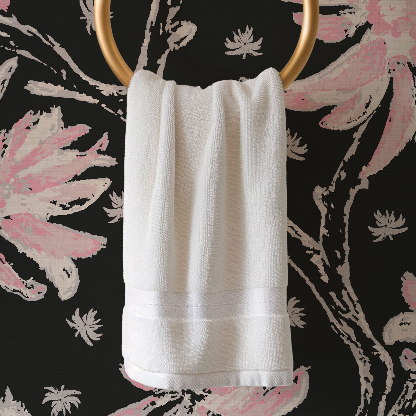 Shock the Monkey Chinoiserie Botanical Wallpaper