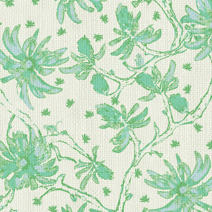 Shock the Monkey Chinoiserie Botanical Wallpaper