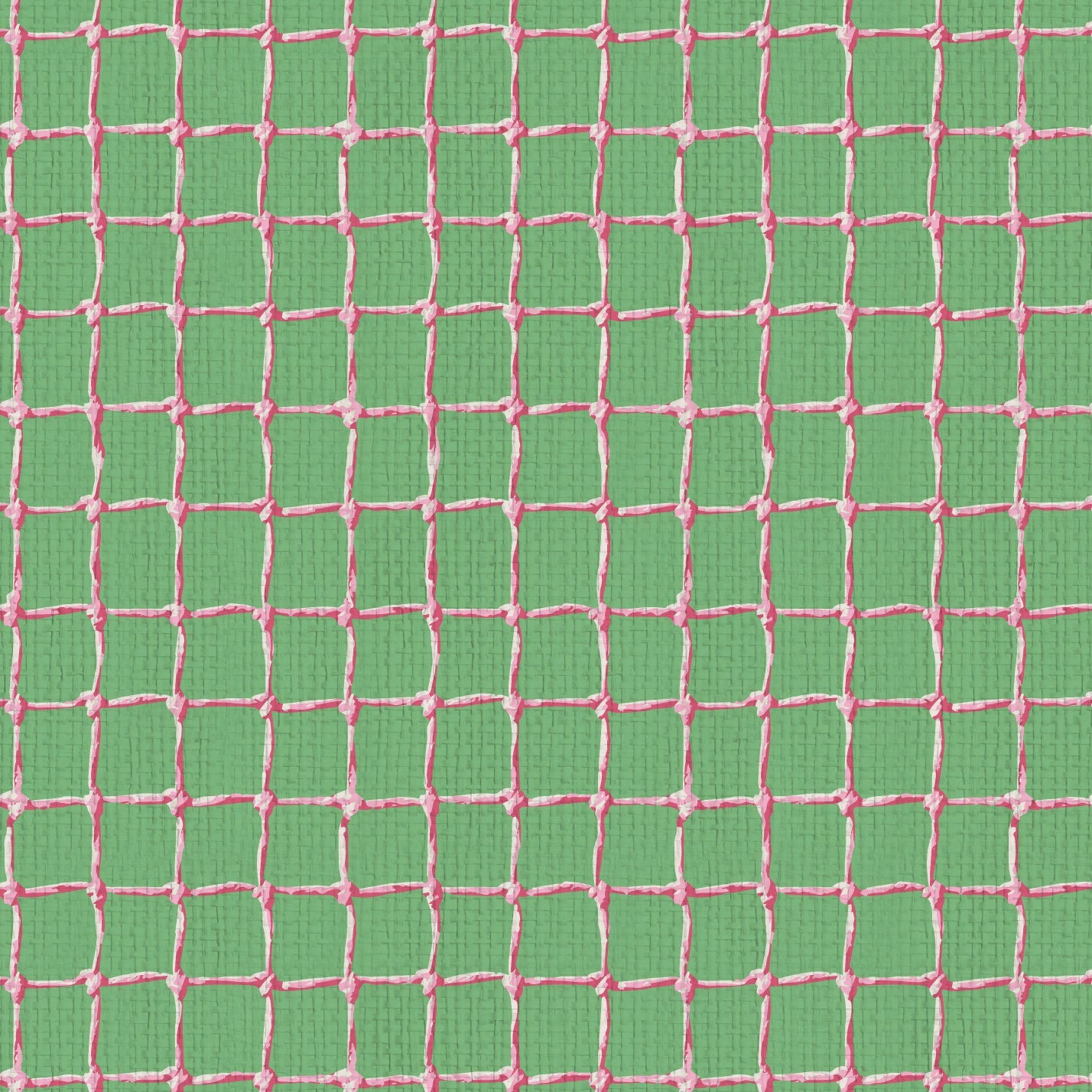 wallpaper Natural Textured Eco-Friendly Non-toxic High-quality Sustainable Interior Design Bold Custom Tailor-made Retro chic Tropical Jungle Coastal Cabana preppy Pickleball Sport gameroom kids stripe horizontal  kelly green grass neon hot pink net tennis pickleball paper weave paperweave basketweave basket weave