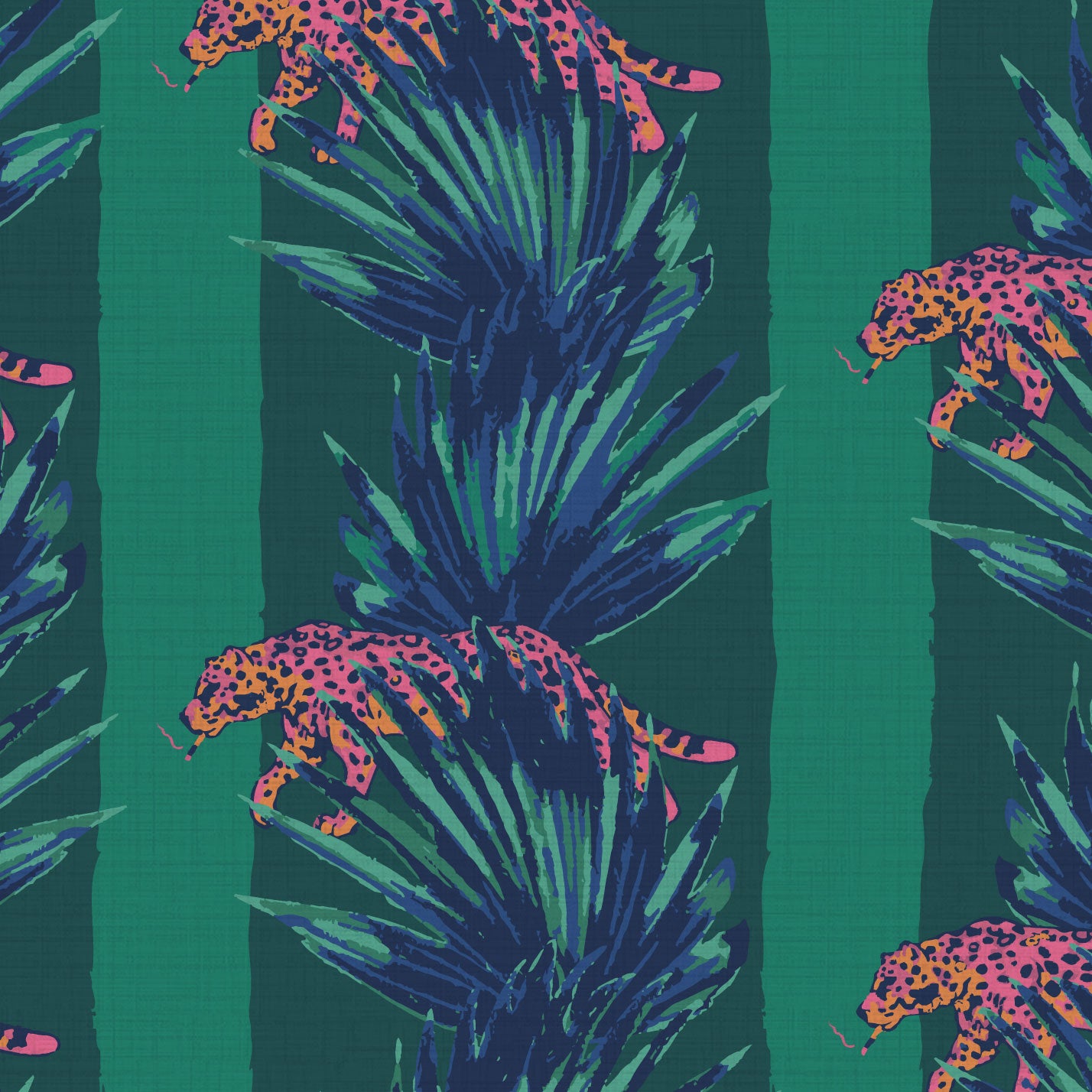 Smokin' Hot Cheetah Stripes Wallpaper
