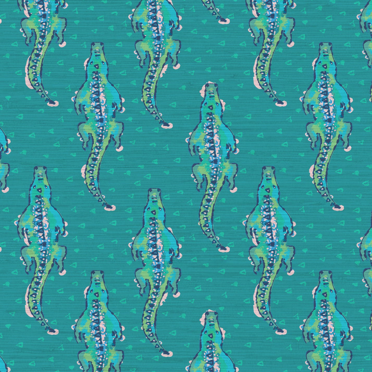 Smooth Alligator Geo Wallpaper