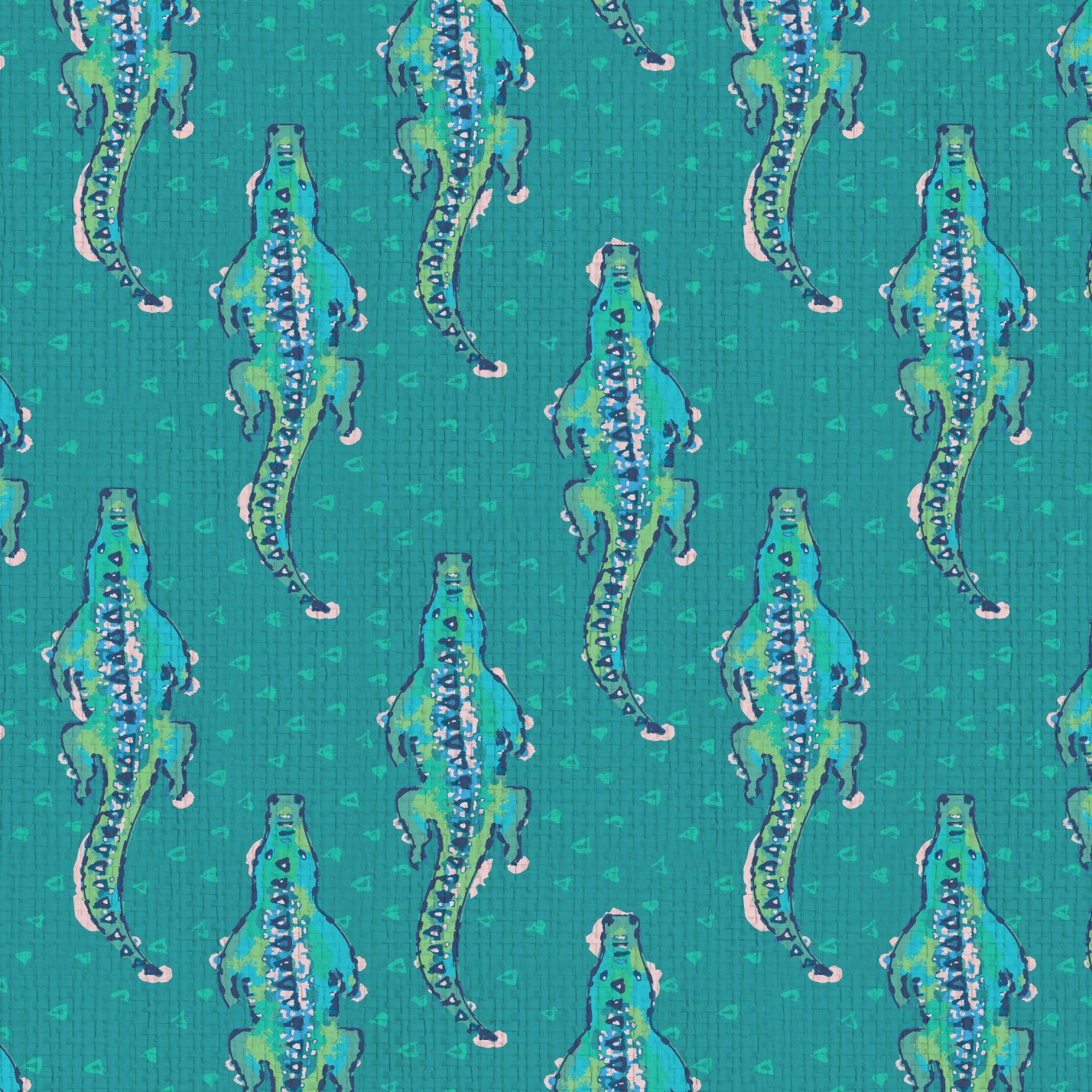 Smooth Alligator Geo Wallpaper