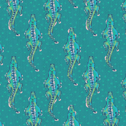 Smooth Alligator Geo Wallpaper