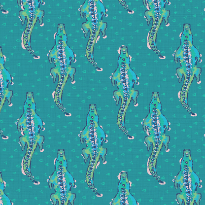 Smooth Alligator Geo Wallpaper