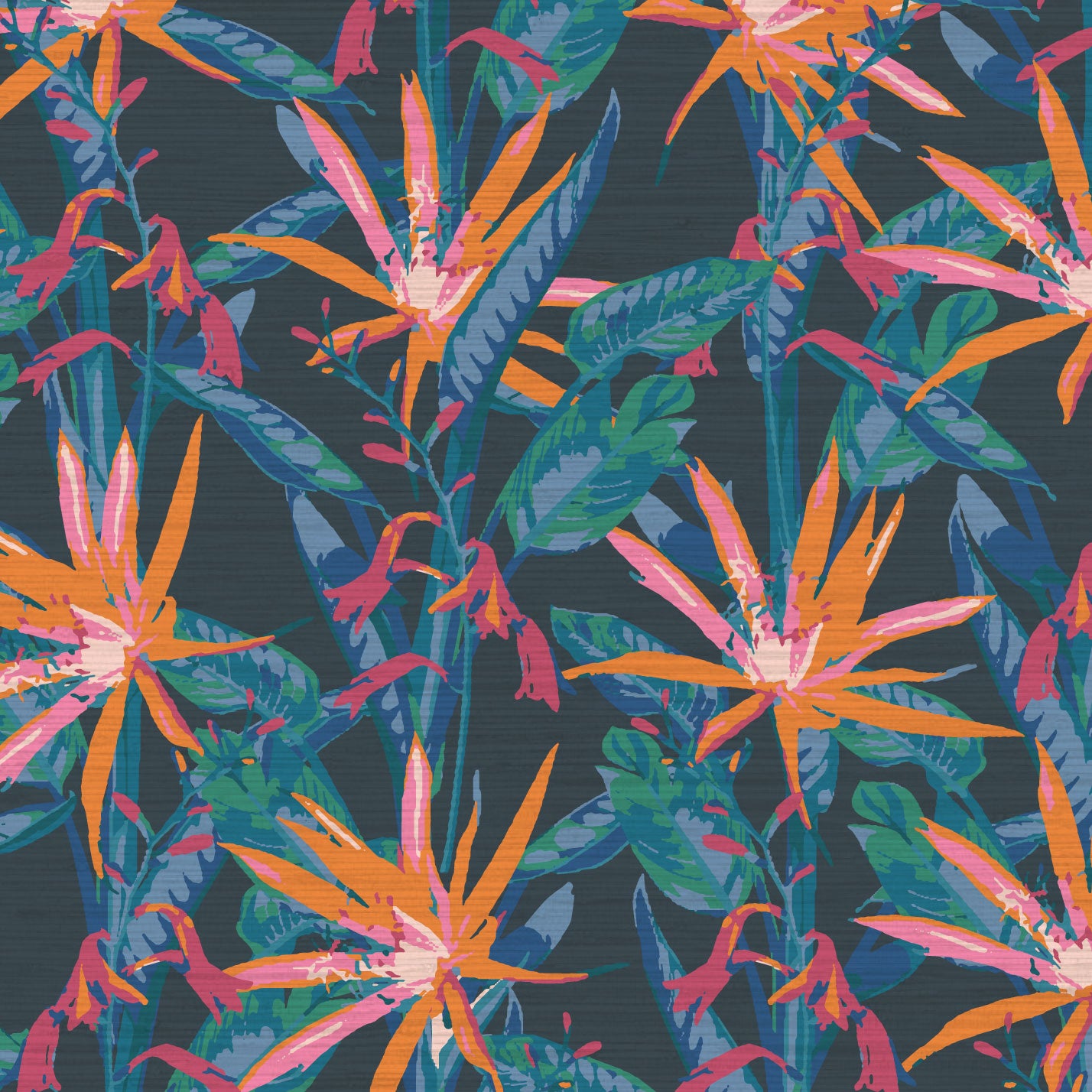 Smooth Operator Tropical Floral Wallpaper