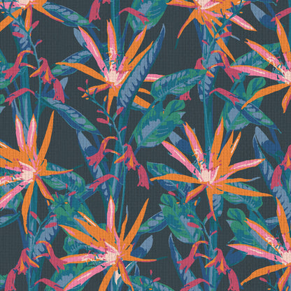 Smooth Operator Tropical Floral Wallpaper