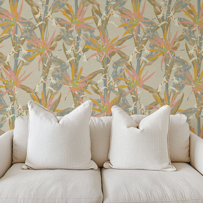Smooth Operator Tropical Floral Wallpaper