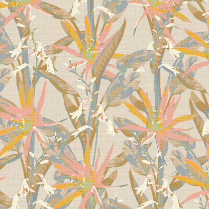 Smooth Operator Tropical Floral Wallpaper
