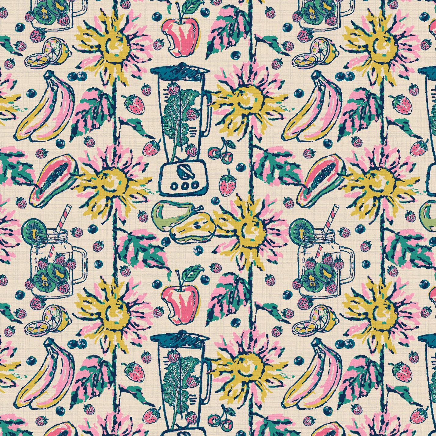 Smoothie King Sunflowers Wallpaper