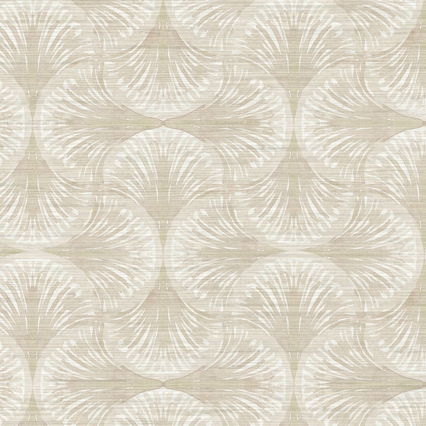 South Beach Watercolor Seashell Wallpaper by Little Blue Designs