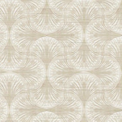 South Beach Watercolor Seashell Wallpaper by Little Blue Designs