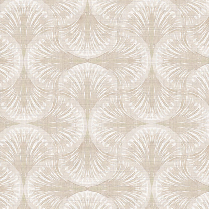 South Beach Watercolor Seashell Wallpaper by Little Blue Designs