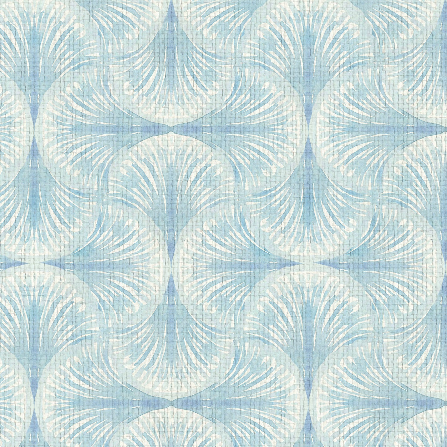 South Beach Watercolor Seashell Wallpaper by Little Blue Designs