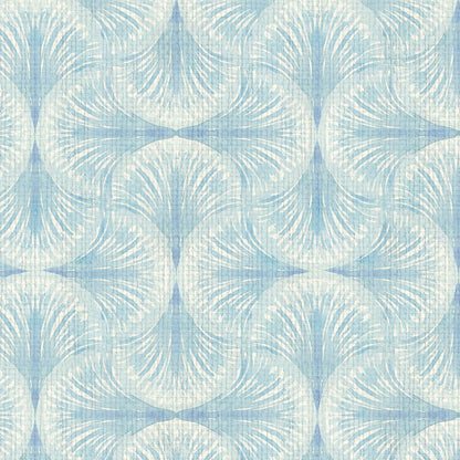 South Beach Watercolor Seashell Wallpaper by Little Blue Designs