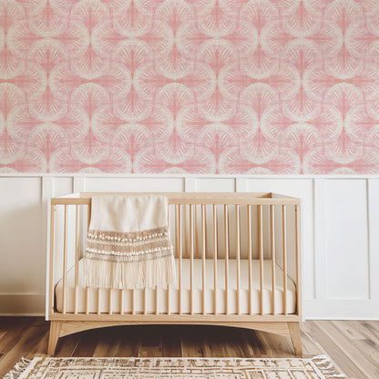 South Beach Watercolor Seashell Wallpaper by Little Blue Designs