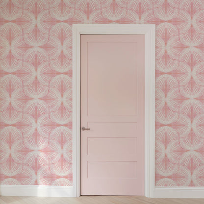 South Beach Watercolor Seashell Wallpaper by Little Blue Designs
