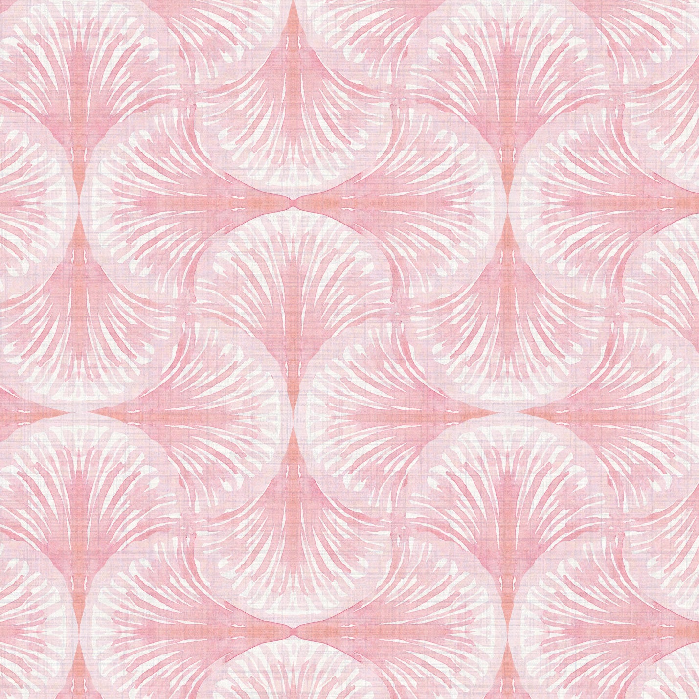 South Beach Watercolor Seashell Wallpaper by Little Blue Designs