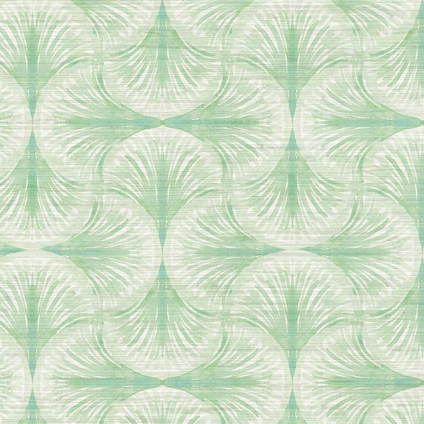 South Beach Watercolor Seashell Wallpaper by Little Blue Designs