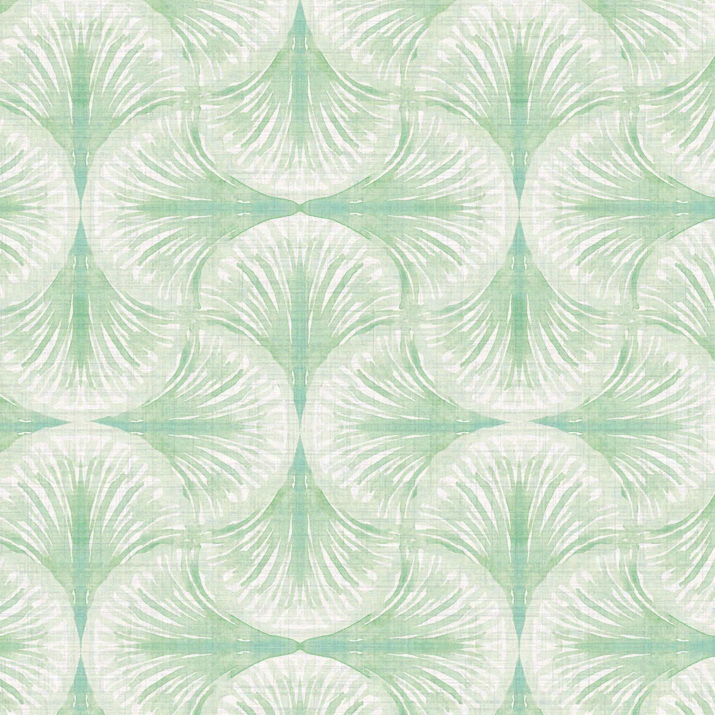 South Beach Watercolor Seashell Wallpaper by Little Blue Designs