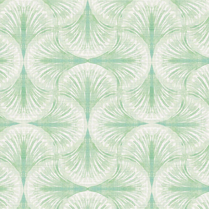 South Beach Watercolor Seashell Wallpaper by Little Blue Designs