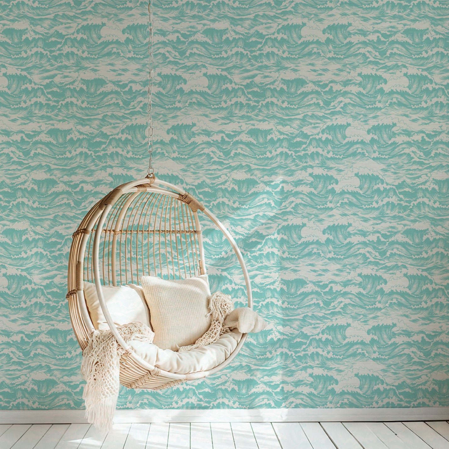 Splish Splash Ocean Waves Wallpaper