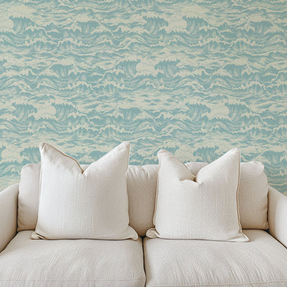 Splish Splash Ocean Waves Wallpaper