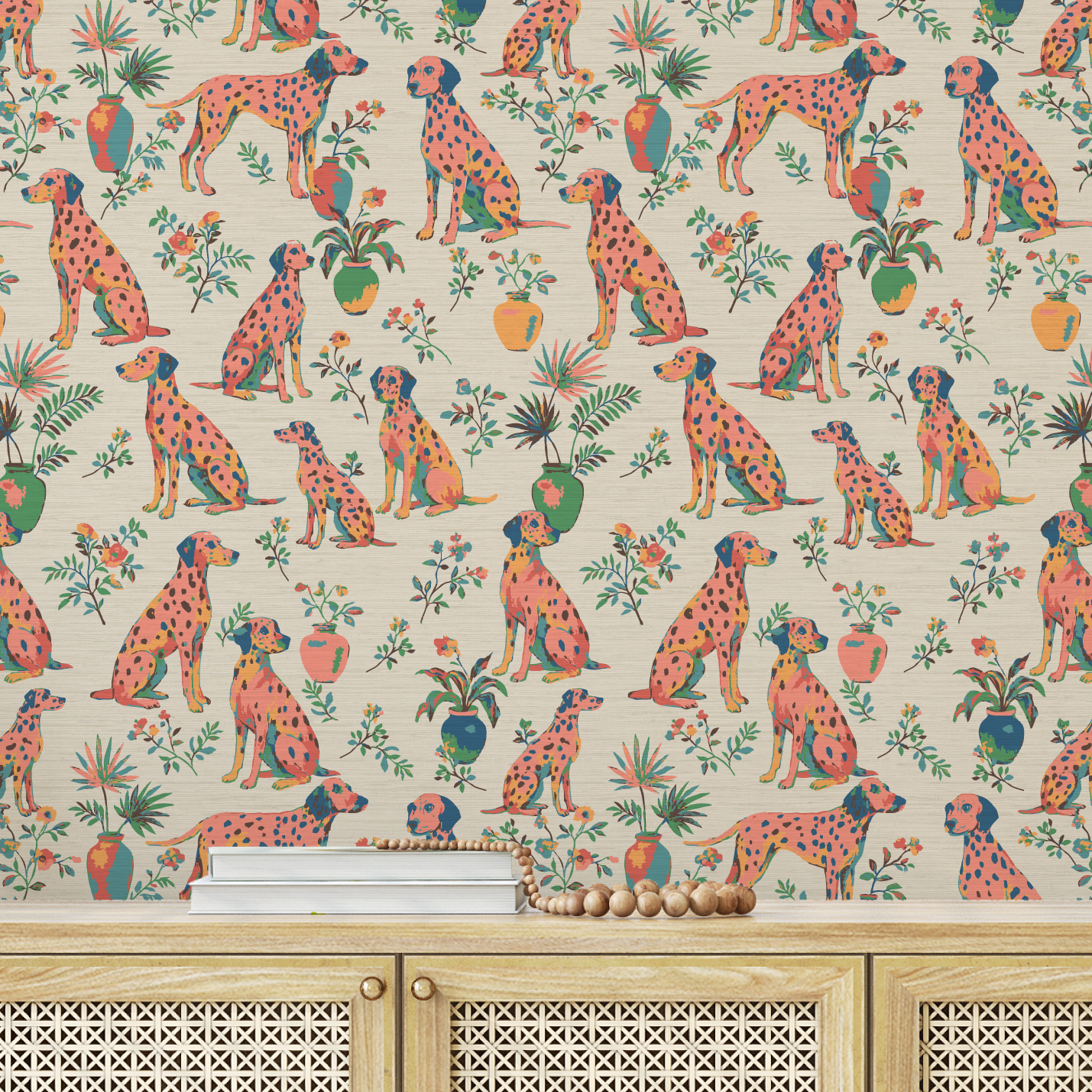 Spotted On The Scene Dalmatian Wallpaper