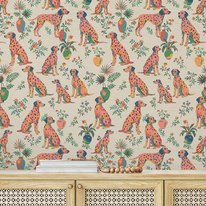 Spotted On The Scene Dalmatian Wallpaper