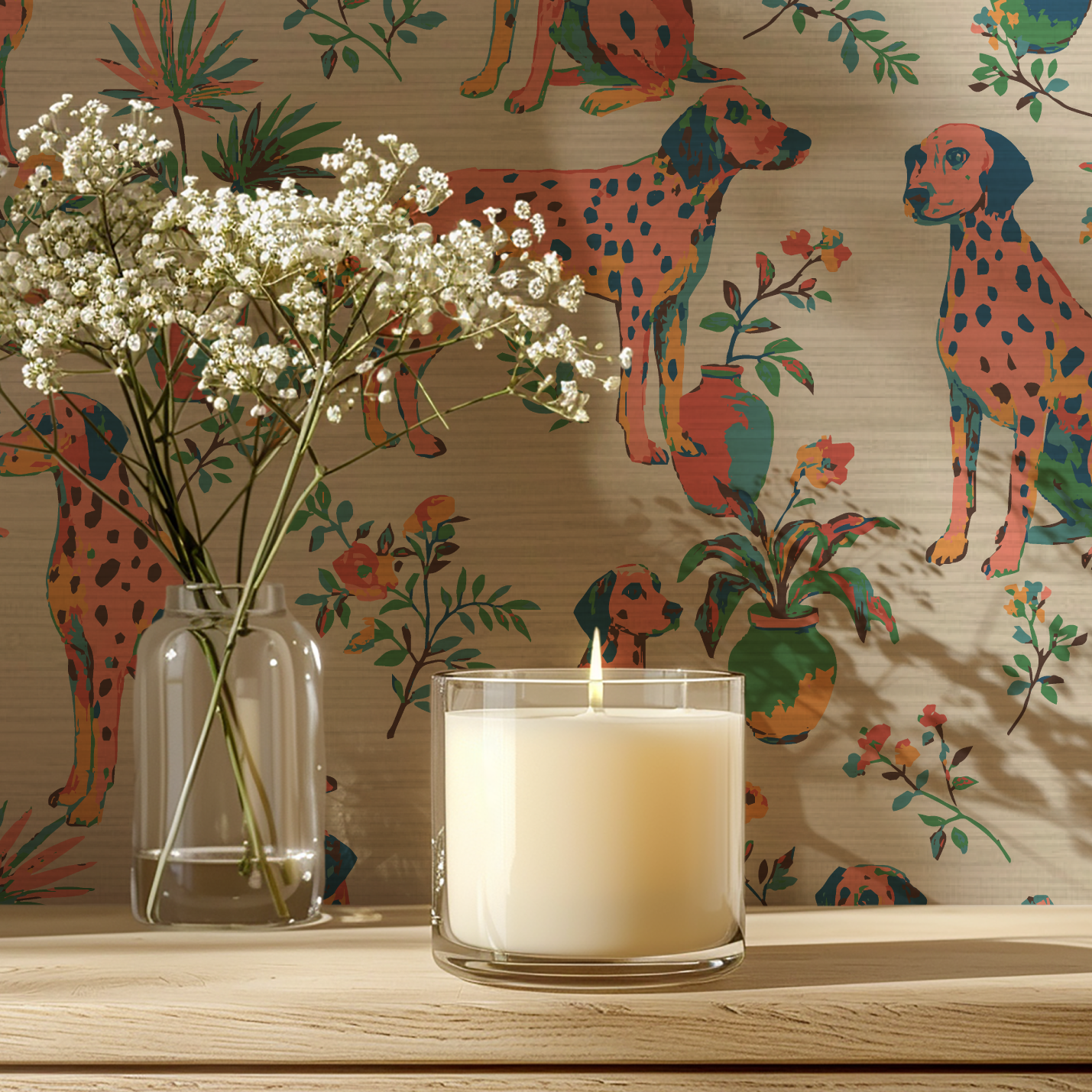 Spotted On The Scene Dalmatian Wallpaper