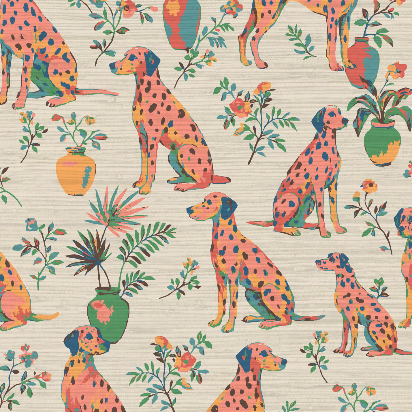 Spotted On The Scene Dalmatian Wallpaper