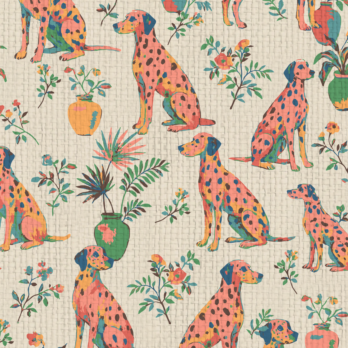 Spotted On The Scene Dalmatian Wallpaper