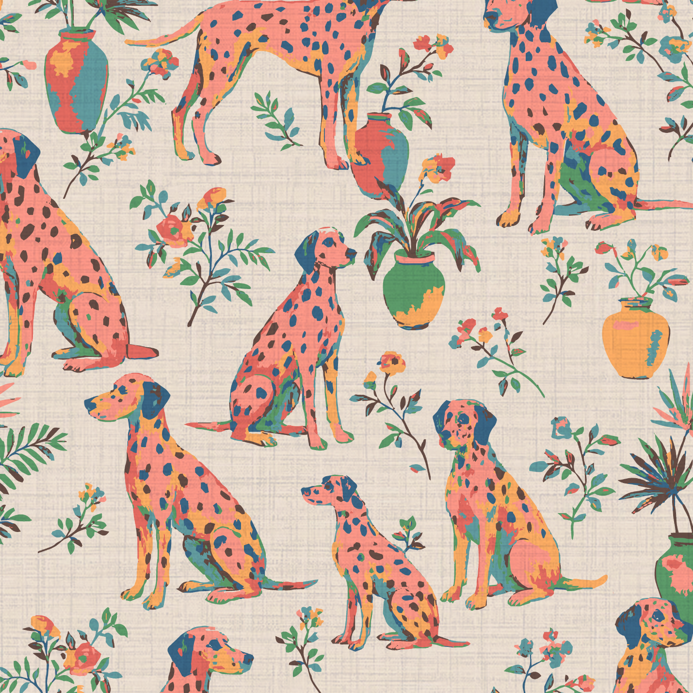 Spotted On The Scene Dalmatian Wallpaper