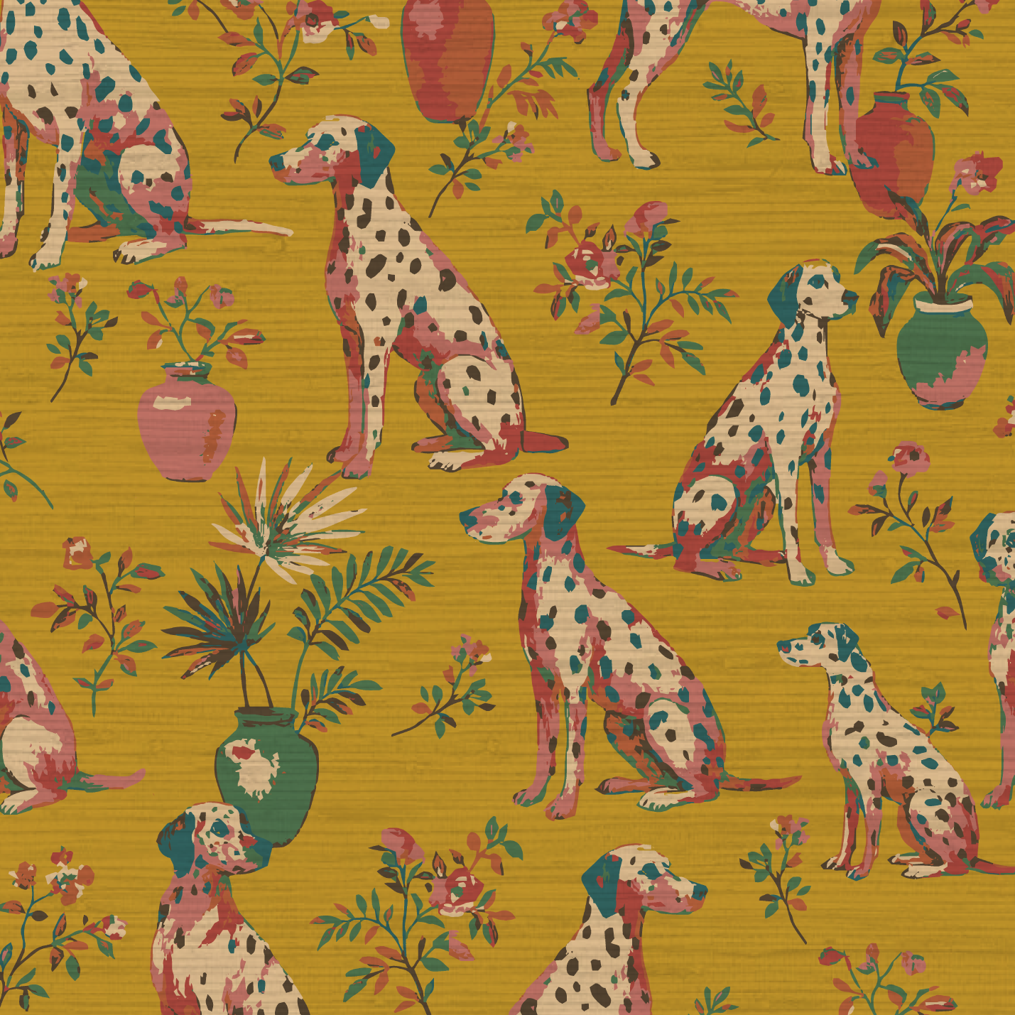 Spotted On The Scene Dalmatian Wallpaper