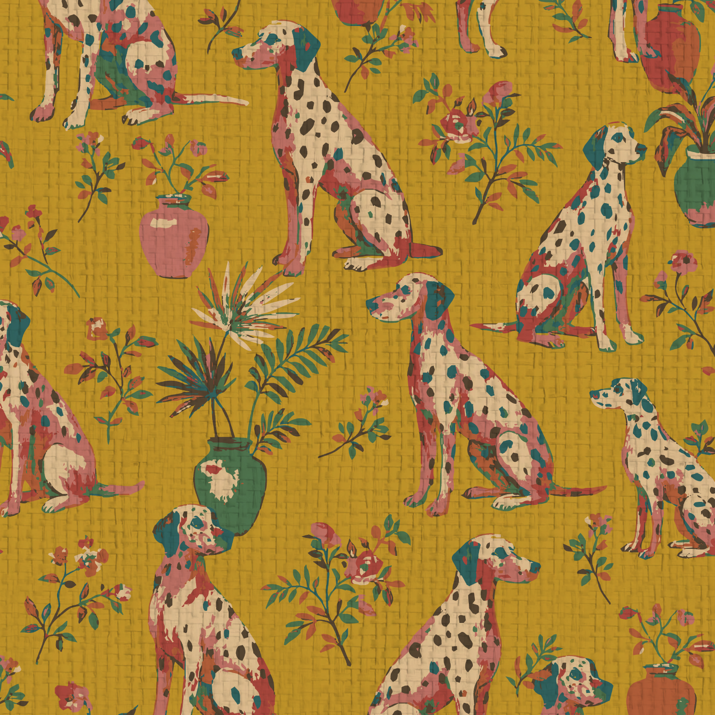 Spotted On The Scene Dalmatian Wallpaper