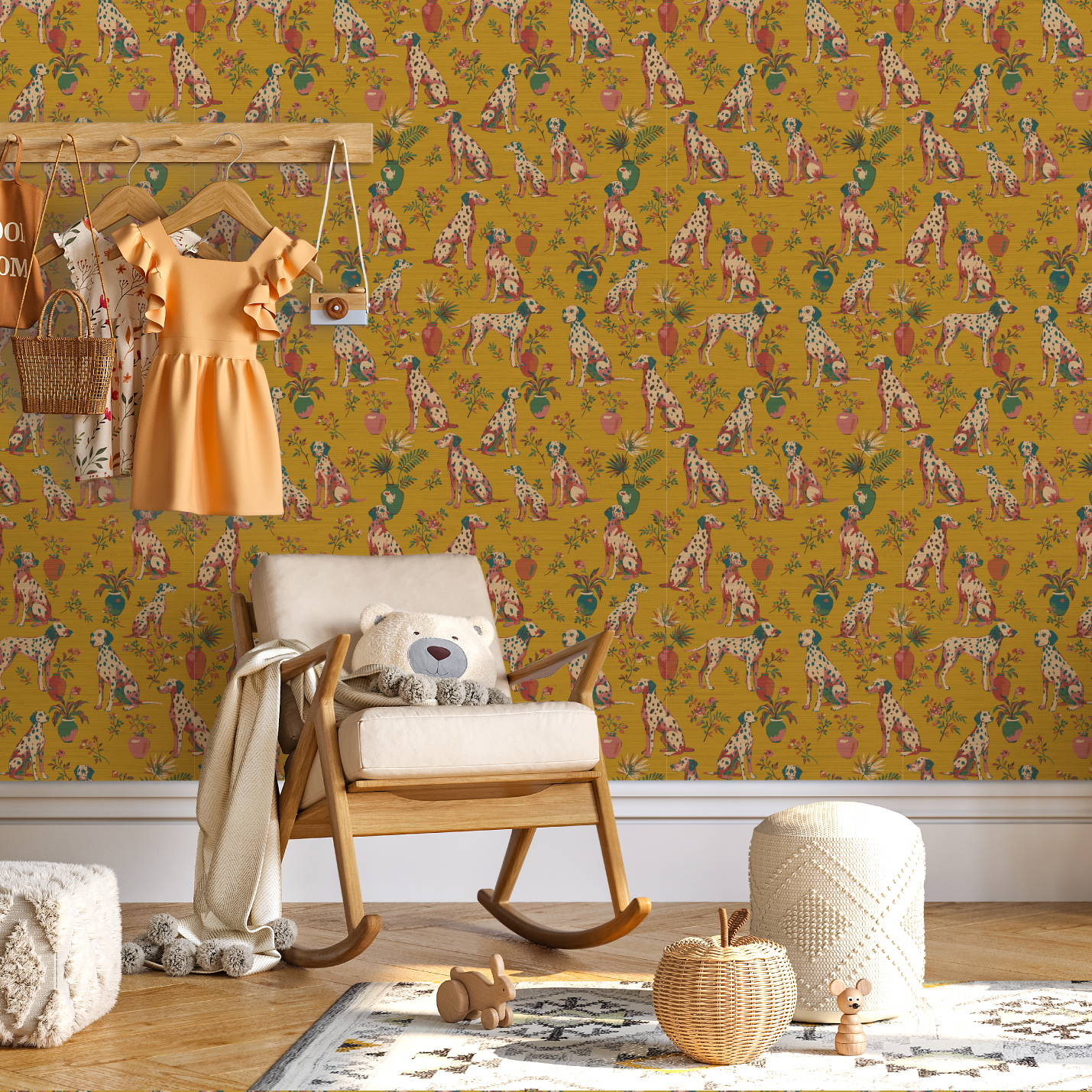 Spotted On The Scene Dalmatian Wallpaper