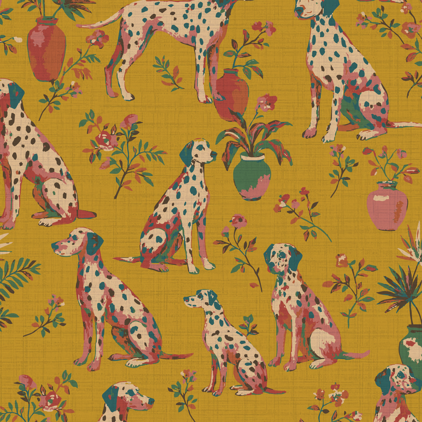 Spotted On The Scene Dalmatian Wallpaper