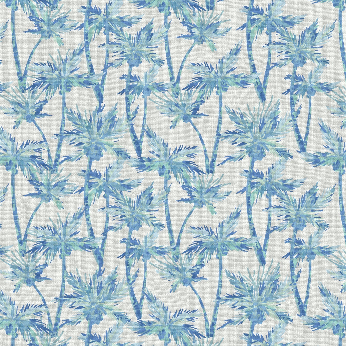 wallpaper Natural Textured Eco-Friendly Non-toxic High-quality Sustainable Interior Design Bold Custom Tailor-made Retro chic Tropical Jungle Coastal Garden Seaside Coastal Seashore Waterfront Vacation home styling Retreat Relaxed beach vibes Beach cottage Shoreline Oceanfront nature palm tree palms tonal cream sand off-white ocean sky surf blue teal linen