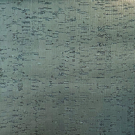 cork wallpaper Natural Textured Eco-Friendly Non-toxic High-quality  Sustainable Interior Design Bold Custom Tailor-made Retro chic Luxury Contemporary Bespoke metallic nature blue teal woodgrain