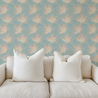 Stand by Me Spike Palm Fronds Wallpaper