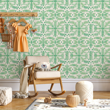 Stitched In Time Quilted Wallpaper