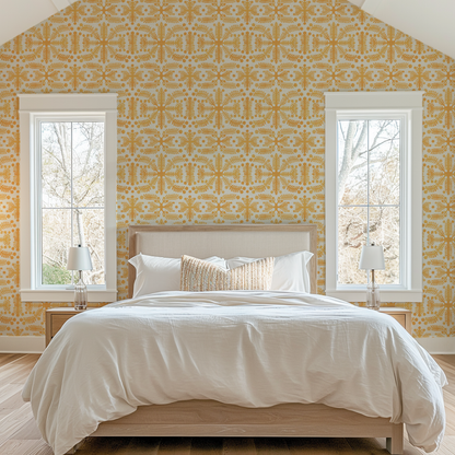 Stitched In Time Quilted Wallpaper